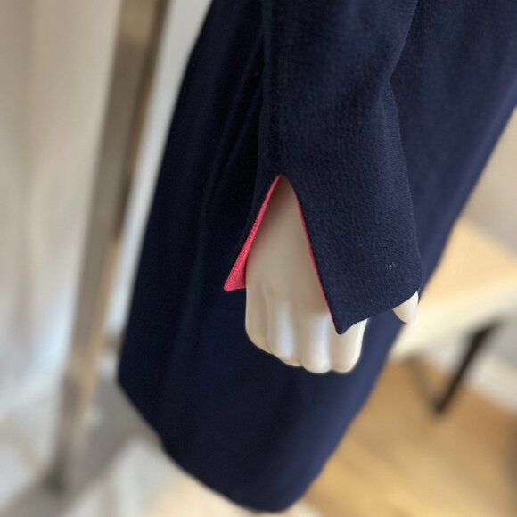 Belle Badgley Mischka Midi Dress Size US 8 Dark Blue (A07) - Picture 6 of 8